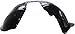 Sherman Front Fender Liner Lh For TERRAIN 18-19 Fits GM1248282 / 23462425-PFM / RG22210004