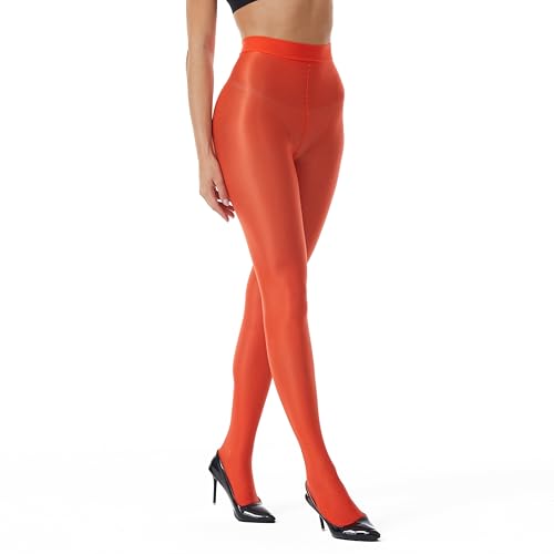 Image of Frola Shaping Tights for Women 70D Shimmery Pantyhose for Dance Ballet Glitter Socks