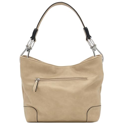 Image of Hobo Shoulder Bag with Big Snap Hook Hardware