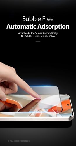 Image of Advanced HD+ Tempered Glass Gorilla Screen Protector Designed for Google Pixel 9 Pro XL - Edge to Edge Full Screen Coverage with Easy Installation Kit (Anti-Scratch)