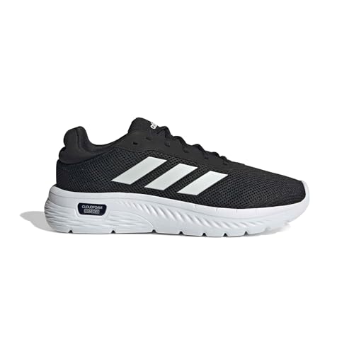 adidas Uomo Cloudfoam Comfy Shoes, Core Black/Cloud White/Core Black, 44 EU