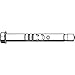 Sleeve Anchor, Hex, CST, 3/8in, 2-1/2in, PK25
