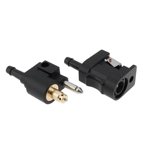 Briny River 1/4 Zoll 6 Mm Barb Männlich Weiblich Kraftstoffleitung Schnellverbinder Kompatibel mit Yamaha Außenbordmotor