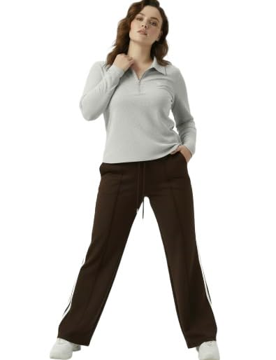 irana Women’s Top & Jogger Set | Stylish Co-Ord Set for Women |Top & High Waist Jogger Pants Set for Ladies | Stretchable Cotton Gym Wear, Activewear & Loungewear Tracksuit|women top jogger set-picture-16
