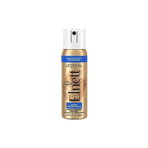 L'Oreal Paris Elnett Satin Hairspray Extra Strong Hold (Travel Size), 2.2 Ounce by L'Oreal Paris