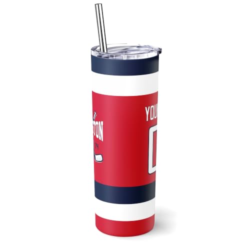 Image of ANTKING Washington Tumbler 20oz Travel Mug Custom Name Number Gifts | Stainless Steel Insulated Coffee Cup for Men Women