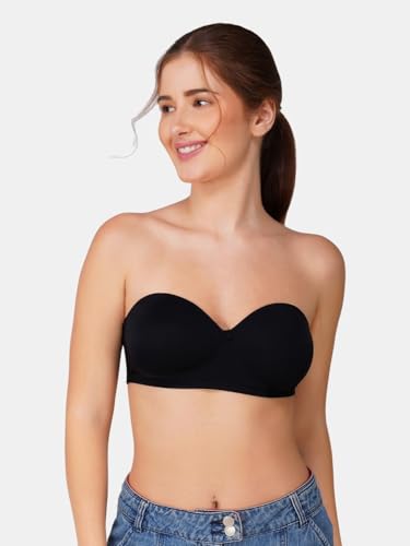 Image of BEWILD Women Balconette Bra | Lightly Padded Comfort | Soft Breathable Cotton Fabric | Seamless Design | Wirefree Comfort | Supportive Fit | Stylish Underwear