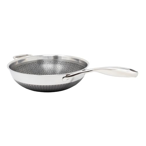 DiamondClad-12-inch-Hybrid-Nonstick-Stainless-Steel-Wok-Pan-Dishwasher-Safe-PFOA-free--SilverBlack