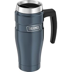 THERMOS Stainless King Vacuum-Insulated Travel Mug, 16 Ounce, Slate