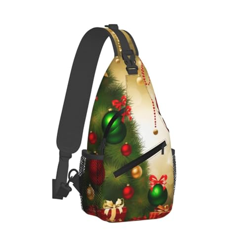 Bolso cruzado casual para hombre y mujer negro miniatura 2