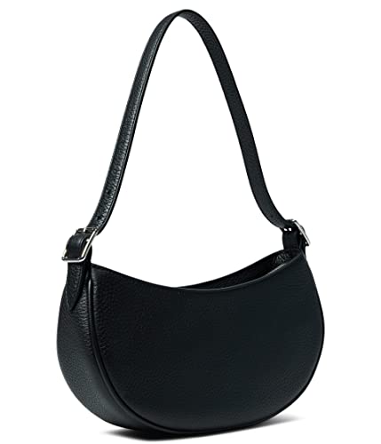 Image of Lacoste Women's Top Grain Leather Halfmoon Shoulder Bag