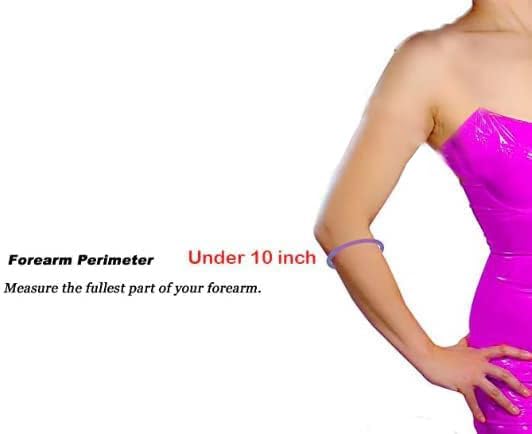 SACASUSA 13.7 inch Shiny Metallic Stretchy Fingerless Gloves Halloween Party Costume Dancewear Kids Girls Women3