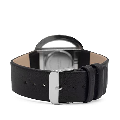 Image of Joker & Witch Faux Leather Minimal Transparent Dial Pu Analogue Watch For Women