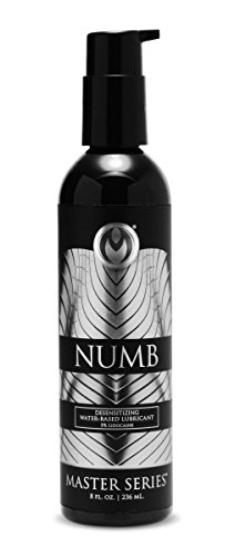 Master Series Numb Desensitizing Water Based Lubricant...