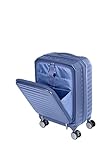 [アメリカンツーリスター] スーツケース キャリーケース フロンテック FRONTEC スピナー76 トランクタイプ Lサイズ 1週間以上 大型 ブックオープニング エキスパンダブル 軽量 大容量 ブレーキ付き TSAロック 90(106) L 76cm 5.8kg エレメントブルー