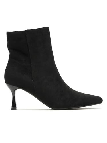Image of Flat n Heels Womens Black Boots FnH 112-3-BK