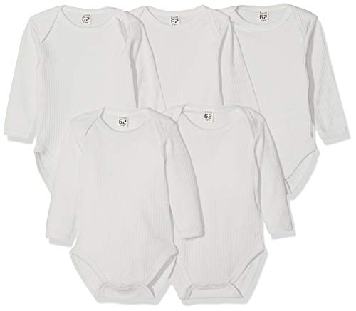 Care Unisex Baby Body, Grau (Nimbus Cloud 117), 86, paquete de 5 unidades