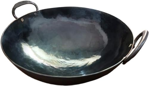 Wok de Hierro Fundido Forjado Manual 32 cm