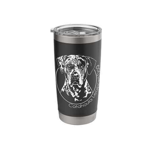 Proud Catahoula Leopard Dog dog portrait Catahoula dog Stainless Steel Insulated Tumbler