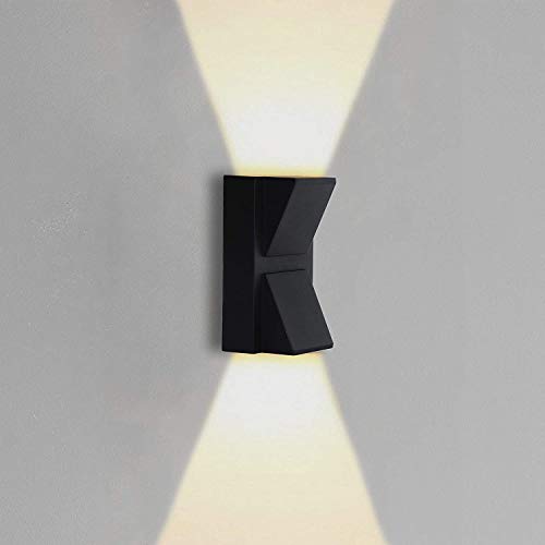 Image of D'Mak 10W LED K Outdoor Exterior Wall Step Up Down Wall Light | Fixture Lamp | Warm White (Yellow) | Pack of-1