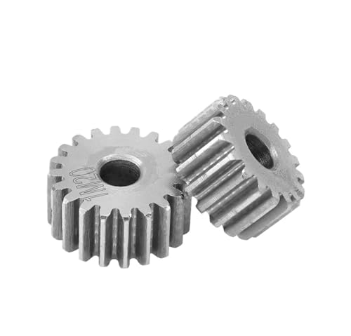 Bevel Gear Pinion Hardware Mechanical 1pcs Spur Gear 1M-12T/13T/14T/15T/16T/17T/18T/19T/20T Carbon Steel Cylindrical Gear Transmission Accessories(1M18T - Bore 6 mm)