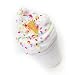 Ice Cream Birthday Cake With Sprinkles & Charm - Scented Butter Slime (Daiso) - Slime by Artistic Slimez