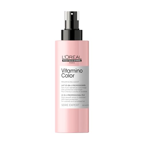 L'Oréal Professionnel Farberhaltendes Leave-In Spray für coloriertes Haar, Mit Antioxidantien, Serie Expert, Vitamino Color 10in1 Spray, 190 ml