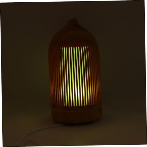 Alipis 1 Pc Difusor De Aroma Colorido Motorizado Auto Humidificador De Máquina De Aromaterapia Accesorios Para Casa De Muñecas Cuello Falso Multiusos Venda Decoraciones Led Brown Páginas