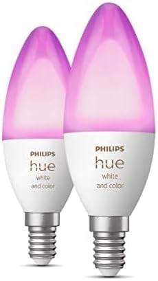 Miniatura 2 de Philips Hue - Bombilla Led Inteligente, B39 Casquillo E14, Luz Blanca Y De Colores, 5.3w 470 Lumens, Compatible Con Alexa Y Google Home - Pack De 2 Bombillas Led Inteligentes