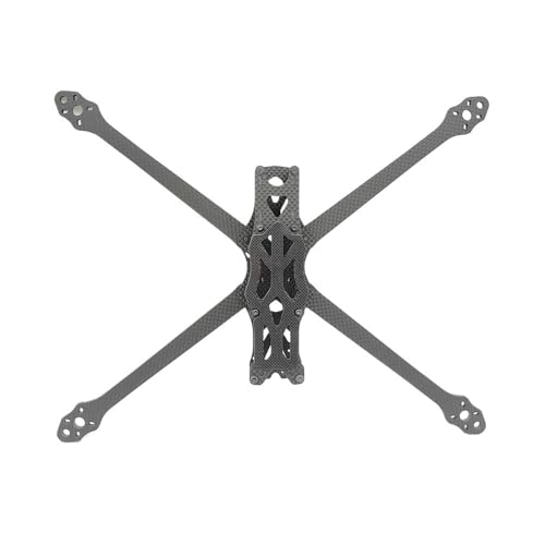SxRakiO Kit de Marco FPV de Fibra de Carbono Apex HD de 5/6/7 Pulgadas con Brazos de 5,5 mm for cuadricóptero de Carreras RC Freestyle.(7inch Without Print)