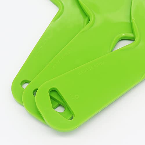 Plastic Putty Knife, 3 Pcs 6 Inch Scraper Tool, Flexible Spackle Knives For Drywall, Decals, Wall Paper, Patching, Painting, Taping, Scraping Coating #TOP2