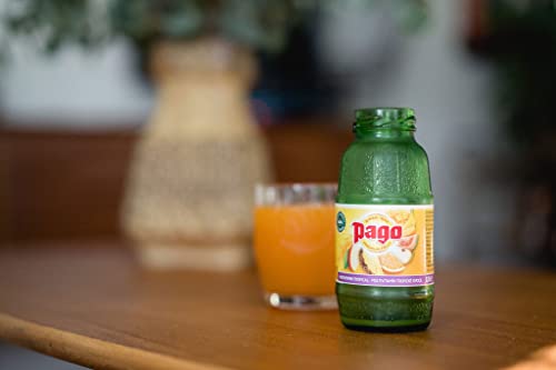 Pago - Tropical - 100% Natural Fruits and Vegan Friendly and Gluten Free 200ml (Pack of 12)