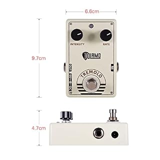 SHUIYUE D-13 Pédale d'effet de Guitare Tremolo de Style Vintage avec Commandes d'intensité et de fréquence True Bypass… – Image 3