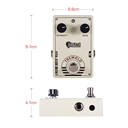 SHUIYUE D-13 Pédale d’effet de Guitare Tremolo de Style Vintage avec Commandes d’intensité et de fréquence True Bypass… - Les Beatles, Paul McCartney, John Lennon, RIngo Starr, George Harrison SHUIYUE D-13 Pédale d'effet de Guitare Tremolo de Style Vintage avec Commandes d'intensité et de fréquence True Bypass… – Image 4