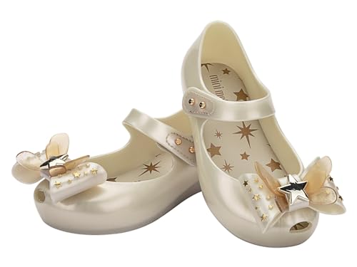 mini melissa Girl's Ultragirl Star Ii (Toddler) Ballet Flat4