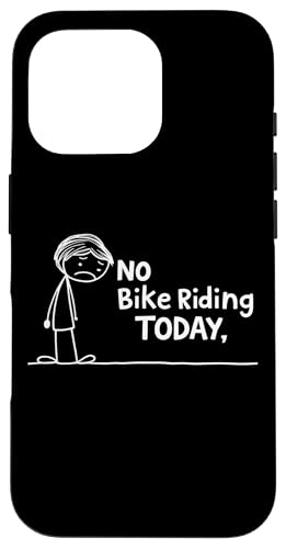 No Bike Ride Today �y�����T�C�N�����O���[���A �o�C�J�[�T�C�N���X�g���� �X�}�z�P�[�X iPhone 16 Pro �p