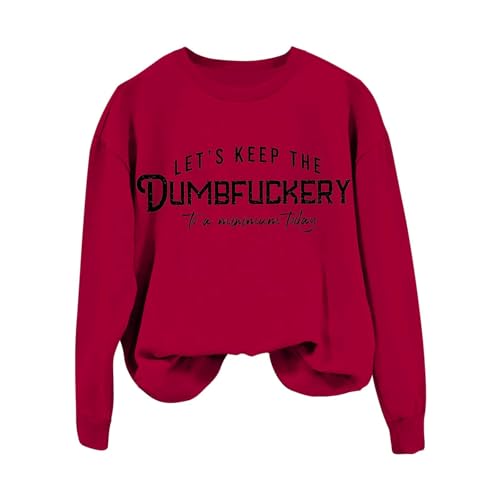 Sweat graphique femme en coton doux pull décontracté original - 3