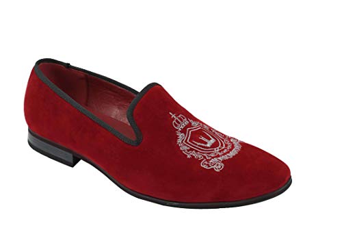 XPOSED London - Mocasines para Hombre, Color Rojo, Talla 40 EU