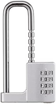 ZGSJ Cabinet Lock,Combination Padlock,Stainless Steel Gym Locker Lock Code Long Adjustable Shackle Lock for Outdoor, School, Gym, Sports lockers, Fences,
