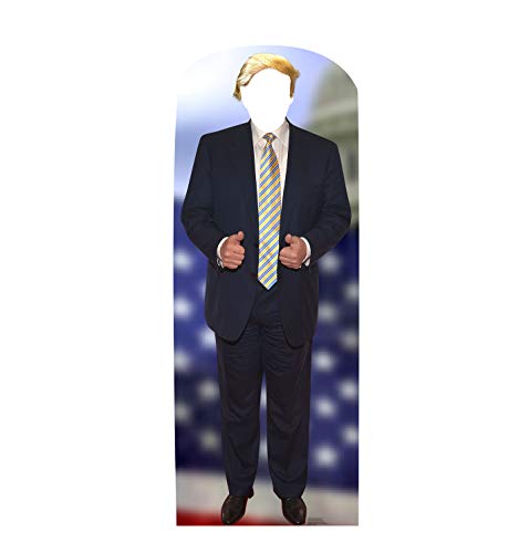Cardboard People President Donald Trump Hair Cardboard Stand-in