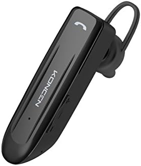 Bluetooth Headset,KONCEN Hands Free Wireless Comfortable Lightweight Small Earpiece Headphones with Microphone Nice for Driving (KC1)