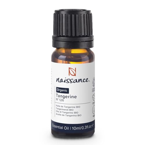 Naissance Huile Essentielle de Mandarine BIO (Tangerine) (No. 126) - 10 ml - pour Aromathérapie, Diffuseur, Humidificateur, Mélange Massage, Fabrication de...