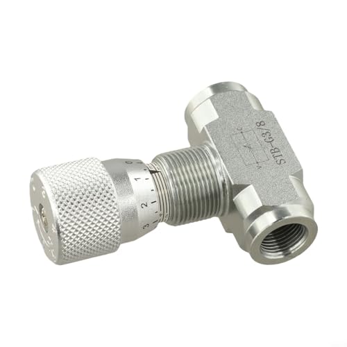 Válvula STB G3/8 con ajuste exacto de flujo para mini excavadoras 3