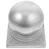 VICASKY Metall Zaunpfostenkappe Kugelförmig Langlebiger Schutz Abdeckkappe für Gartenzaun Pfostenkappe für Haushalt Geländer und Gartentore Einfache Montage Robustes Zaunzubehör