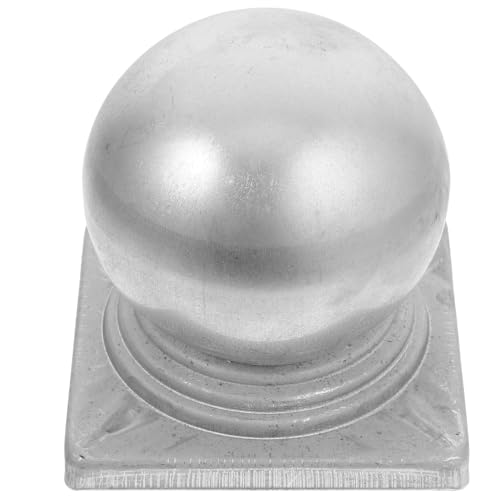 VICASKY Metall Zaunpfostenkappe Kugelförmig Langlebiger Schutz Abdeckkappe für Gartenzaun Pfostenkappe für Haushalt Geländer und Gartentore Einfache Montage Robustes Zaunzubehör