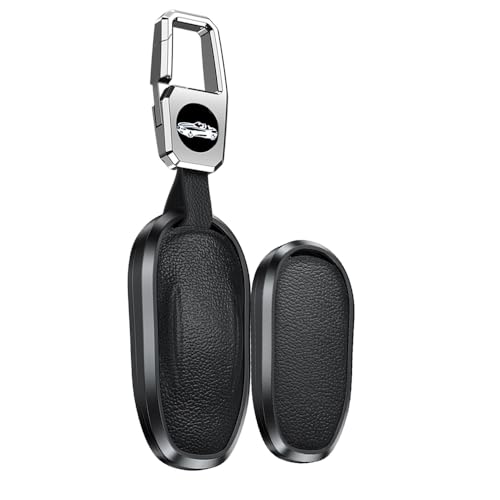 Coque de protection en cuir pour clé Tesla anti-choc et anti-rayure