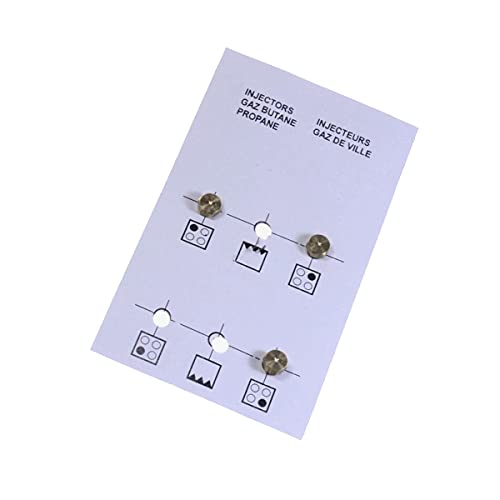 Jeu Injecteurs, gicleurs butane Four, cuisinière 4431900099 BEKO Four, cuisinière 4431900099 BEKO