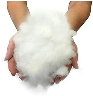 Pavla-Outlet Hollow Fibre Filling - Pillows, Cushion, Pads, Toys - Stuffing Teddy Bear, Pet Beds -Soft & Pure White 100% Polyester High Grade Soft Hollow Fibre (250 Grams)