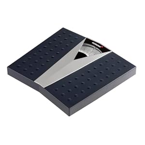 Korona 76620 Henry Mechanische personenweegschaal, grijs, nauwkeurige weegschaal, belastbaar tot 130 kg, analoog met schaal, genopte stavlak