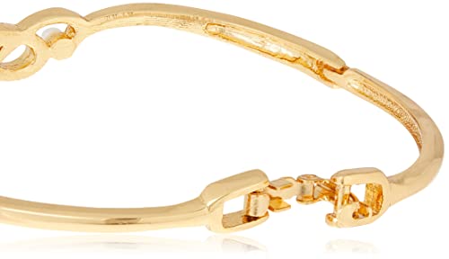 24Kt Plated Conjoined Pearl Cuff Bracelet
